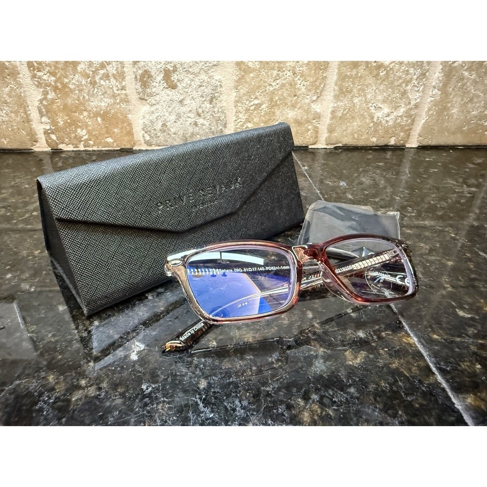 NEW Prive Revaux The Sahara Blue Light Readers Animal Print Strength +2.00 Case